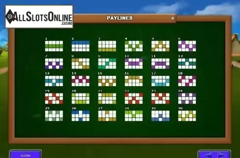 Paytable 5. Greener Pasteur from 2by2 Gaming