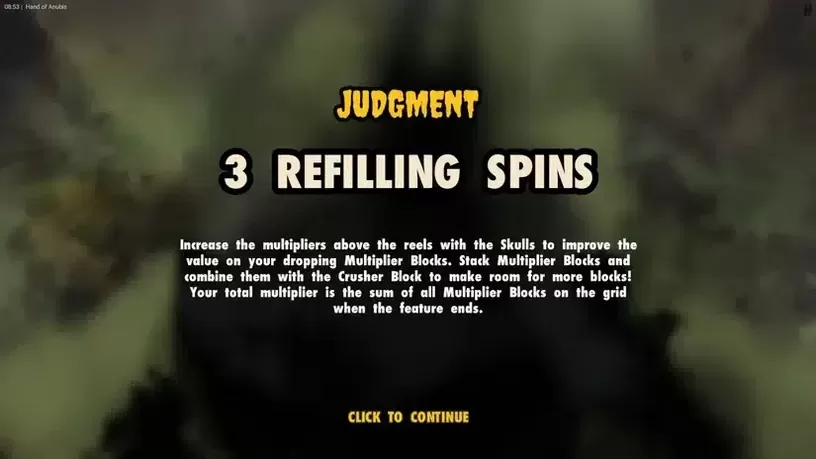 Hand of Anubis slot screenshot 9