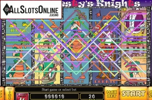 Game Workflow screen (Beetway). Her Majesty's Knights from Noble Gaming