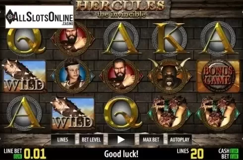 Game reels. Hercules HD from World Match