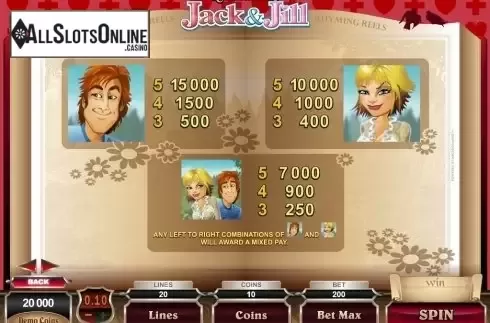 Screen3. Jack & Jill from Microgaming