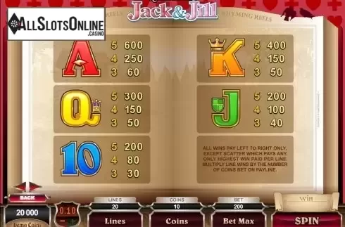 Screen5. Jack & Jill from Microgaming