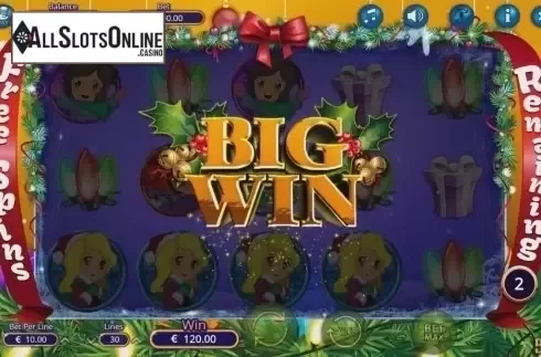 Big win. Jingle Jingle from Booming Games