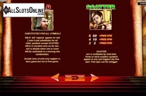 Features 2. King The Lion Heart from Spadegaming