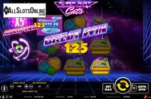 Win Screen 2. Laser Cats from Swintt