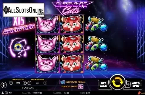 Reel Screen. Laser Cats from Swintt