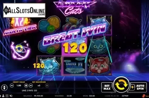 Win Screen 3. Laser Cats from Swintt