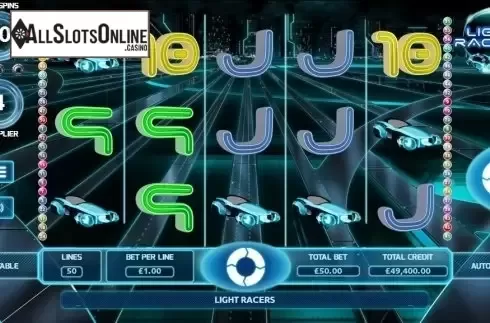 Screen 2. Light Racers from The Games Company