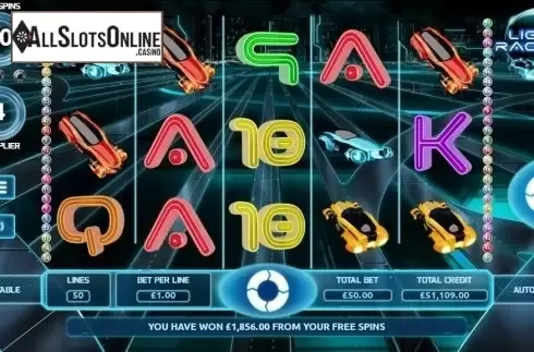 Screen 5. Light Racers from The Games Company