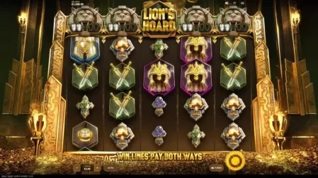 Lion's Hoard slot screenshot 1