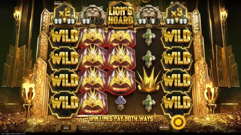 Lion's Hoard slot screenshot 2