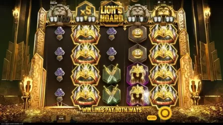 Lion's Hoard slot screenshot 5