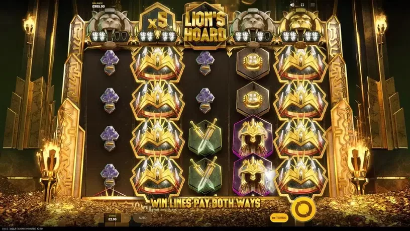 Lion's Hoard slot screenshot 5