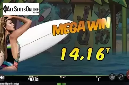 Mega Win screen
