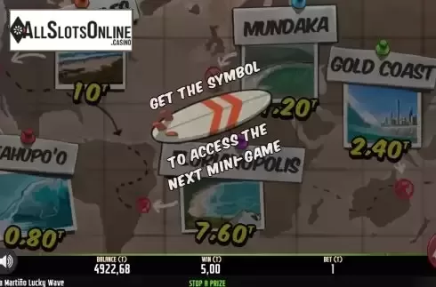 Bonus Game screen 2