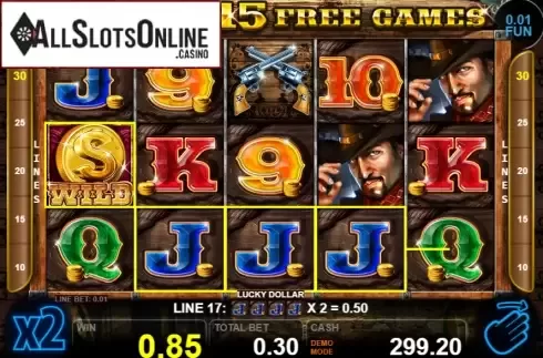 Win screen 2. Lucky Dollar from Casino Technology