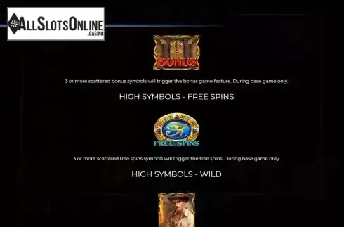 High symbols screen