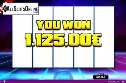 Bonus game total win screen. Lucky Star (Capecod Gaming) from Capecod Gaming