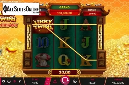 Win Screen 1. Lucky Twins Jackpot from Pulse 8 Studios