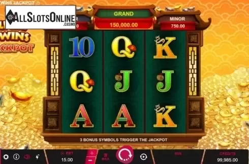 Reel Screen. Lucky Twins Jackpot from Pulse 8 Studios