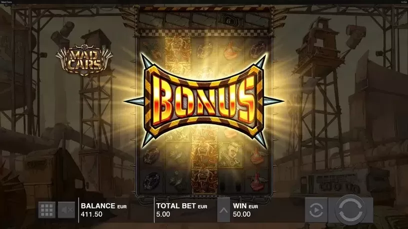 Mad Cars slot screenshot 3