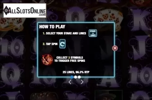 Paytable 1. Magic Touch from Nektan