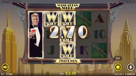 Manhattan Goes Wild slot screenshot 3