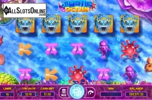 Reel Screen. Mystic Ocean from NetGaming