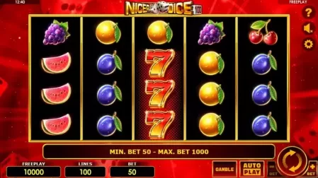 Nicer Dice 100 slot screenshot 1