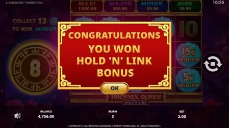 Phoenix Queen slot screenshot 3