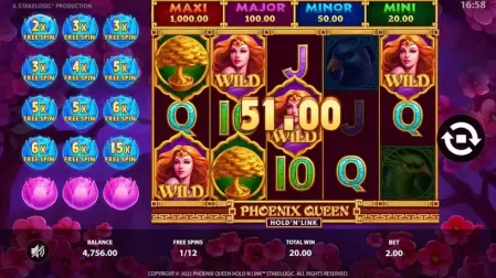 Phoenix Queen slot screenshot 8