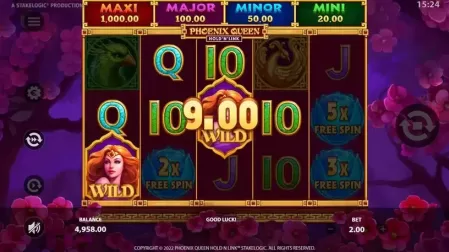 Phoenix Queen slot screenshot 2