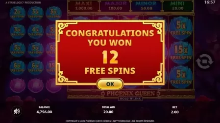 Phoenix Queen slot screenshot 6
