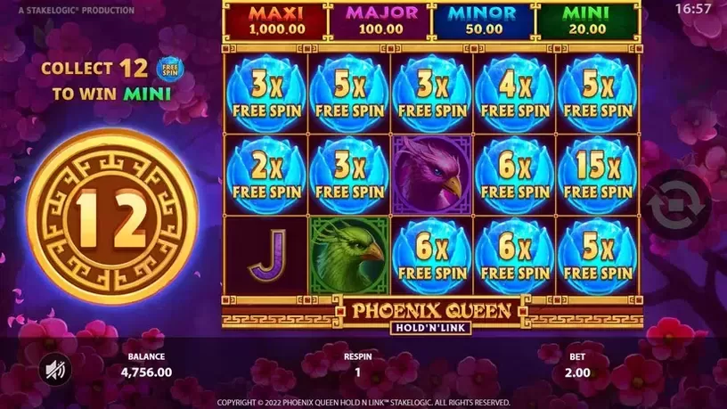Phoenix Queen slot screenshot 4