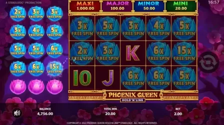 Phoenix Queen slot screenshot 5