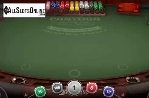 Game Screen 1. Pontoon (BGaming) from BGAMING