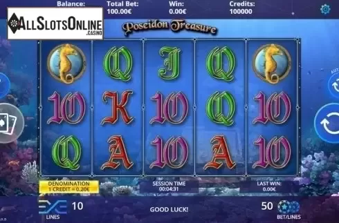 Reel Screen. Poseidon Treasure from DLV