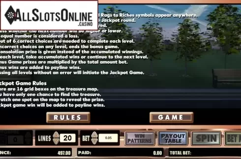 Screen4. Rags to Riches from Amaya