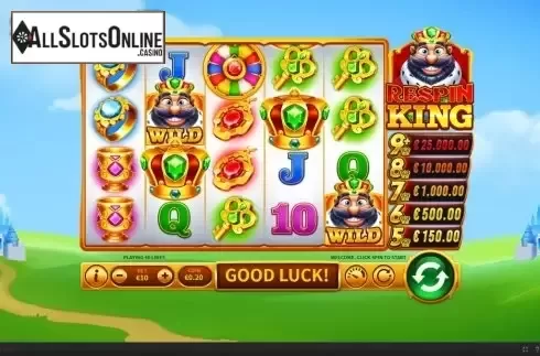 Reel Screen. Respin King from Skywind Group