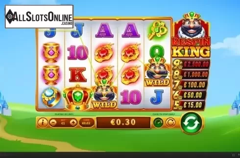Win Screen 4. Respin King from Skywind Group