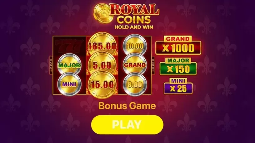 Royal Coins Hold and Win slot screenshot 1