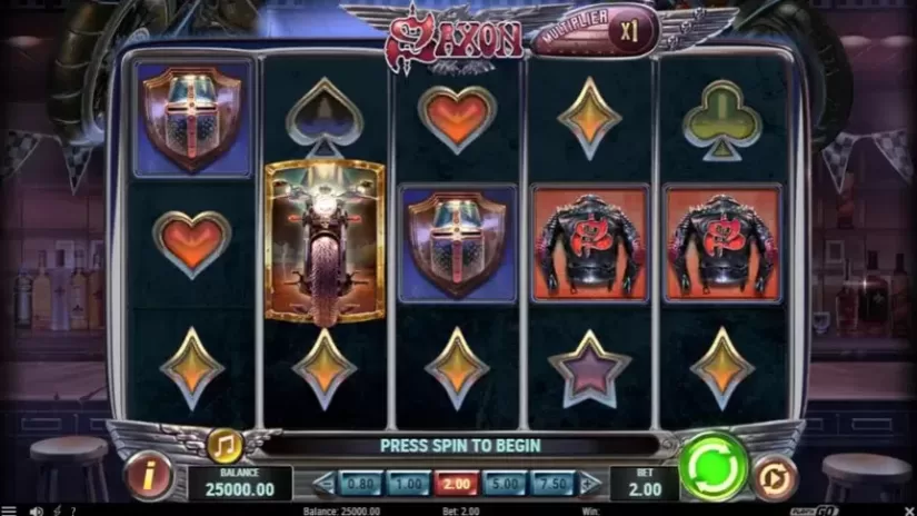 Saxon slot screenshot 1