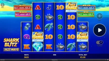 Shark Blitz slot screenshot 4