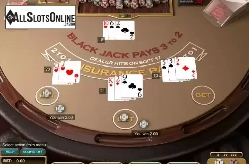 Game Screen 3. Single Deck Blackjack (Nucleus Gaming) from Nucleus Gaming