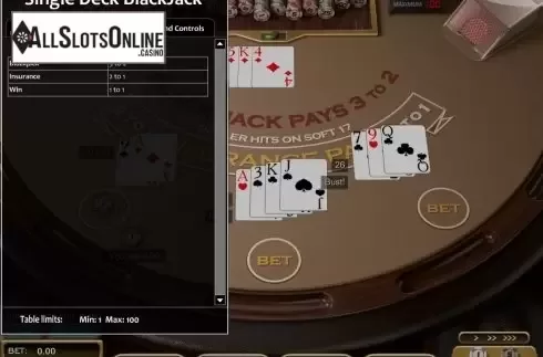 Info. Single Deck Blackjack (Nucleus Gaming) from Nucleus Gaming
