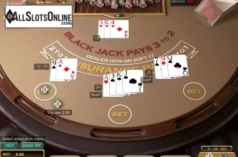 Game Screen 4. Single Deck Blackjack (Nucleus Gaming) from Nucleus Gaming