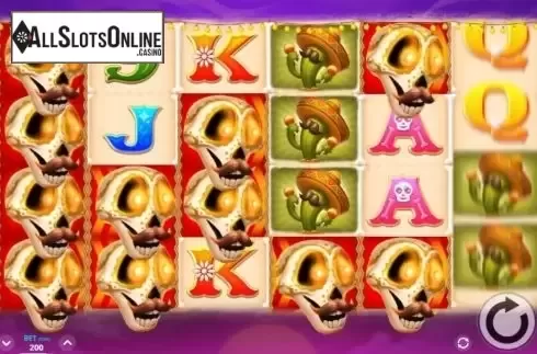 Win Screen. Skulls Heap from GONG Gaming Technologies