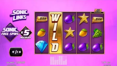 Sonic Links slot screenshot 2