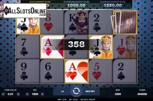 Win Screen 2. Spin Cards from Fazi