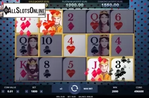 Win Screen 1. Spin Cards from Fazi